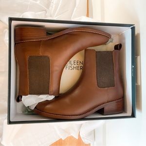 Eileen Fisher Toffee Chelsea Boots - NWT - Size 9.5